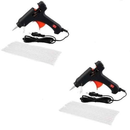 Hillgrove HGCM930 20W Electric Hot Glue Gun with 10 Glue Sticks for Craft & Decoration (Pack of 2) image-5