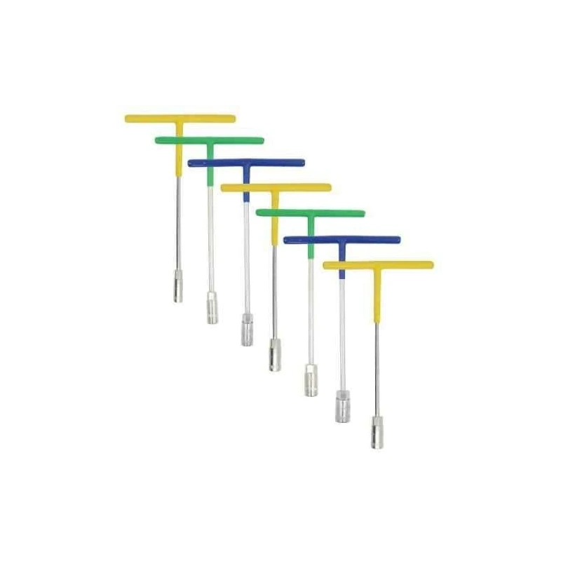 Hillgrove HG0049 7-Piece Nickel Chrome T-Socket Set image-1