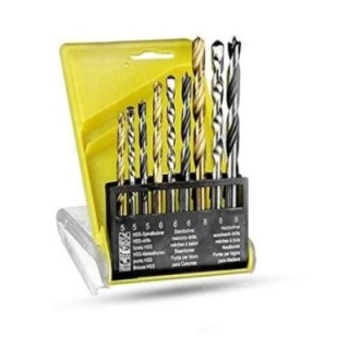 Hillgrove HGCM1003 9-Piece Steel Combination Metric Drill Bit Set image-2