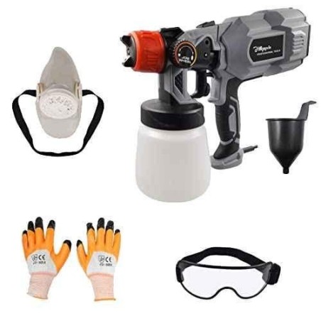 Hillgrove HGCM089 550W Plastic Heavy Duty DIY Paint Sprayer Gun Machine Set image-1