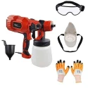 Hillgrove HGCM088 550W Plastic Heavy Duty DIY Paint Sprayer Gun Machine Set image-1