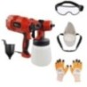 Hillgrove HGCM088 550W Plastic Heavy Duty DIY Paint Sprayer Gun Machine Set