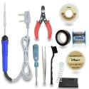 Hillgrove HG0092 10-in-1 Mobile Soldering Iron Equipment Tool Kits with Flux Paste & Wire image-6