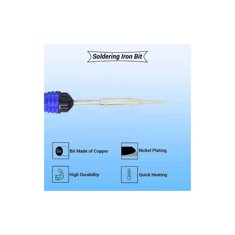 Hillgrove HG0090 9-in-1 Mobile Soldering Iron Equipment Tool Kits with Flux Paste & Wire image-6