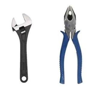 Hillgrove HGCM895 8-Inch Multipurpose Combination Plier & Adjustable Wrench Combo image-3