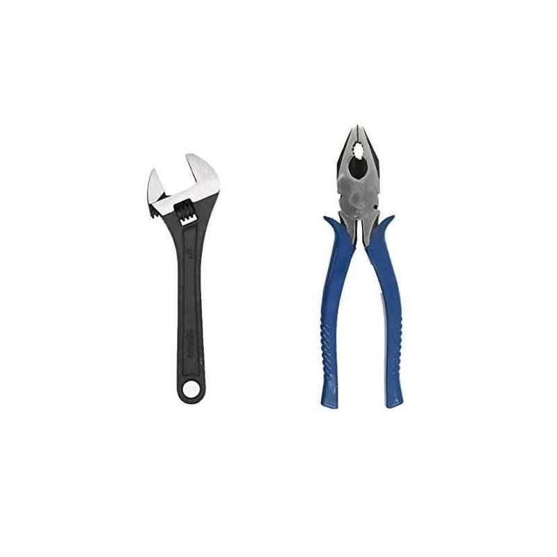Hillgrove HGCM895 8-Inch Multipurpose Combination Plier & Adjustable Wrench Combo image-3