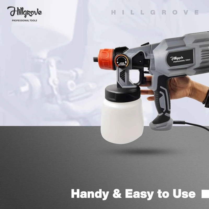Hillgrove HGPS2M2 550W Heavy Duty DIY Paint Sprayer Gun with Copper Nozzle image-3