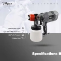 Hillgrove HGPS2M2 550W Heavy Duty DIY Paint Sprayer Gun with Copper Nozzle image-4