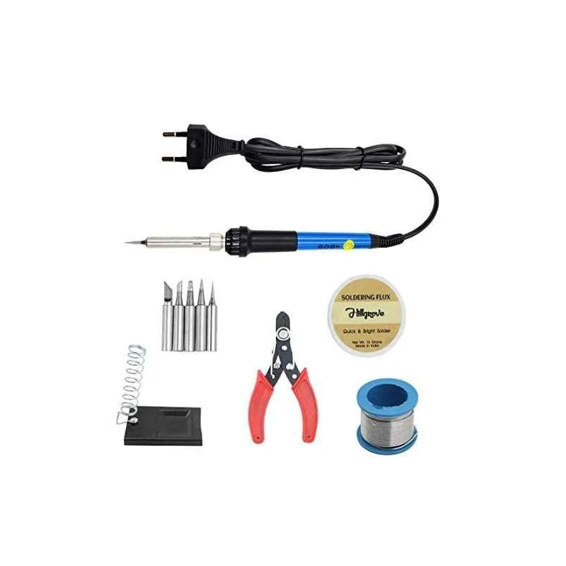 Hillgrove HG0107 5-in-1 Professional Mobile Soldering Iron Equipment Tool Kits image-1