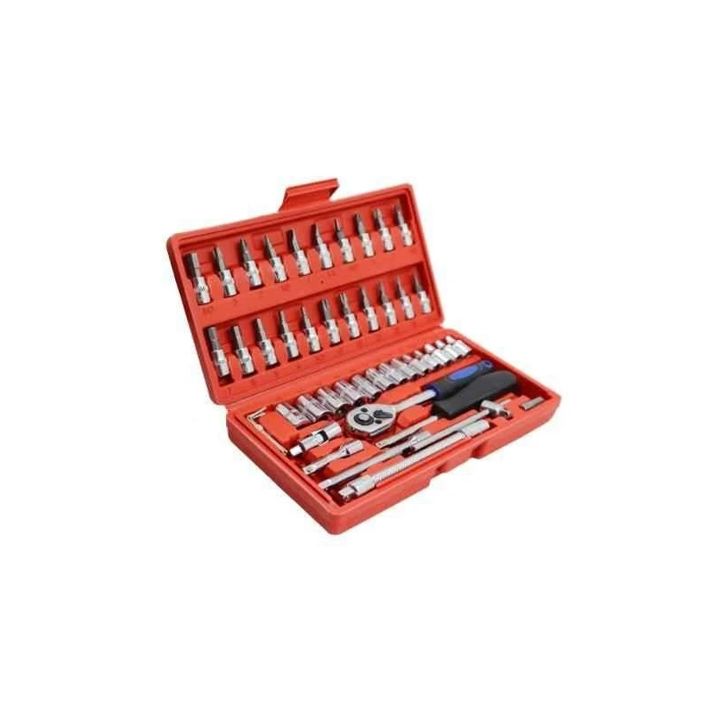 Hillgrove HG0046 46-Piece Nickel Chrome Socket Set image-2