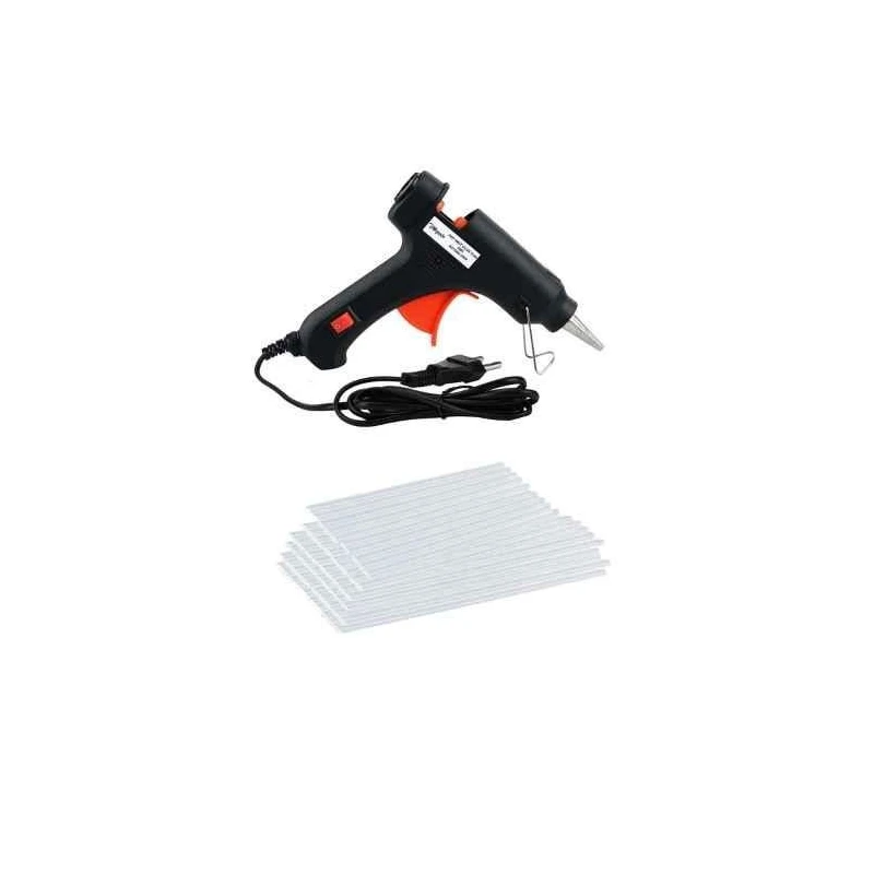 Hillgrove HGCM269M1 20W Electric Hot Melt Glue Gun with 60 Glue Sticks for Craft & Decoration image-4