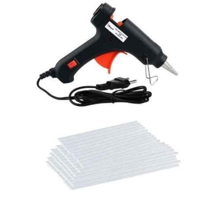 Hillgrove HGCM269M1 20W Electric Hot Melt Glue Gun with 60 Glue Sticks for Craft & Decoration image-4