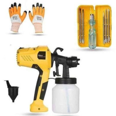 Hillgrove HGCM1340 400W DIY HVLP Paint Sprayer Gun with Gloves & 5-in-1 Screwdriver image-5