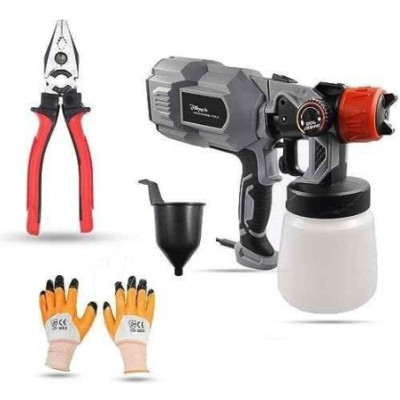 Hillgrove HGCM1277 550W DIY HVLP Paint Sprayer Gun with Gloves & 8-Inch Plier image-3