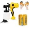 Hillgrove HGCM1320 400W DIY HVLP Paint Sprayer Gun with Gloves & 5-in-1 Screwdriver