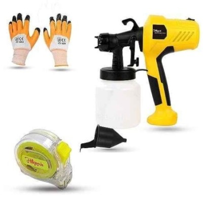 Hillgrove HGCM1335 400W DIY HVLP Paint Sprayer Gun with Gloves & Measuring Tape image-5