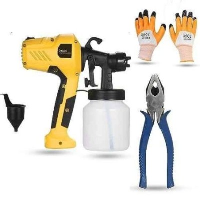 Hillgrove HGCM1338 400W DIY HVLP Paint Sprayer Gun with Gloves & 8-Inch Plier image-4