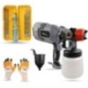 Hillgrove HGCM1280 550W DIY HVLP Paint Sprayer Gun with Gloves & 5-in-1 Screwdriver