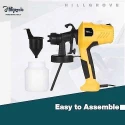 Hillgrove HGCM1312 400W DIY HVLP Paint Sprayer Gun with Gloves & 9-Piece Ring Hex Allen Key Set image-2