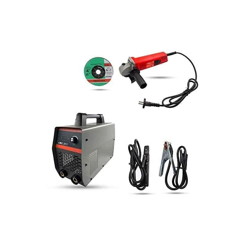 Hillgrove HGCM954 ARC271 271A IGBT MMA Inverter Welding Machine & 850W Angle Grinder Combo image-5