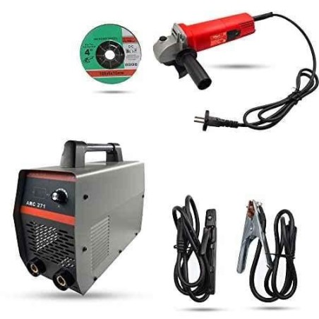 Hillgrove HGCM954 ARC271 271A IGBT MMA Inverter Welding Machine & 850W Angle Grinder Combo image-5