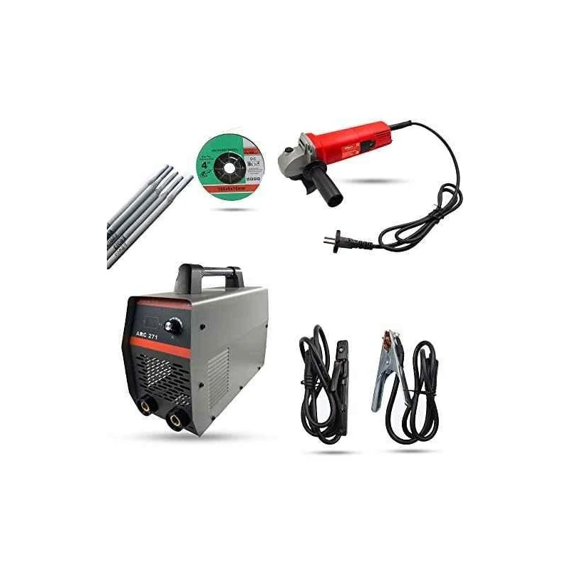 Hillgrove HGCM956 ARC271 271A IGBT MMA Inverter Welding Machine & 850W Angle Grinder Combo image-6