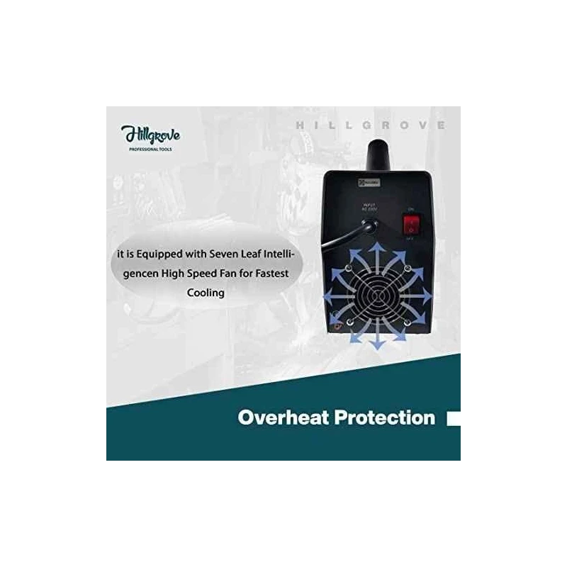 Hillgrove HGCM951 ARC271 271A IGBT Inverter Welding Machine with Welding Holder & Accessories image-4