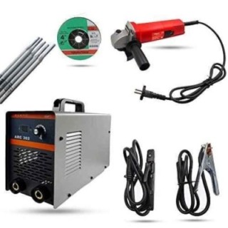Hillgrove HGCM964 ARC302 302A IGBT MMA Inverter Welding Machine & 850W Angle Grinder Combo image-4
