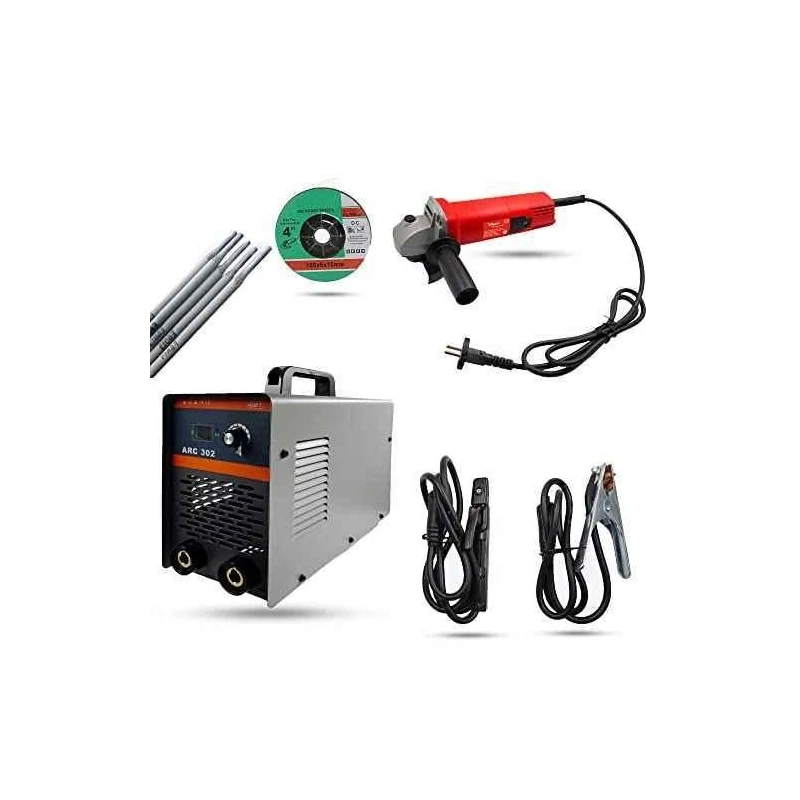 Hillgrove HGCM964 ARC302 302A IGBT MMA Inverter Welding Machine & 850W Angle Grinder Combo image-4