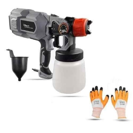 Hillgrove HGCM1269 550W DIY HVLP Paint Sprayer Gun with Gloves image-5