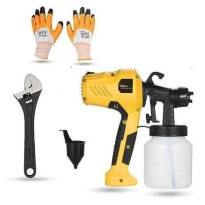 Hillgrove HGCM1327 400W DIY HVLP Paint Sprayer Gun with Gloves & 8-Inch Adjustable Wrench image-5