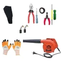 Hillgrove HGCM263M2 800W Electric Suction Dust Cleaner Air Blower with Hand Tool Kits Carbon Brushes & Gloves image-3