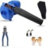 Hillgrove HGCM1090 800W Electric Air Blower with Carbon Brushes, Gloves & 8-Inch Plier