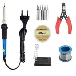 Hillgrove HG0106 5-in-1 Electronic Mobile Soldering Iron Equipment Tool Kits image-1
