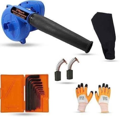 Hillgrove HGCM1083 800W Electric Air Blower with Carbon Brushes Gloves & 9-Piece Allen Key Set image-3