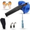 Hillgrove HGCM1096 800W Electric Air Blower with Carbon Brushes, Gloves & Line Tester