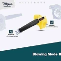 Hillgrove HGCM1043 800W Yellow Electric Air Blower with Carbon Brushes Glue Gun & 5 Glue Sticks image-4