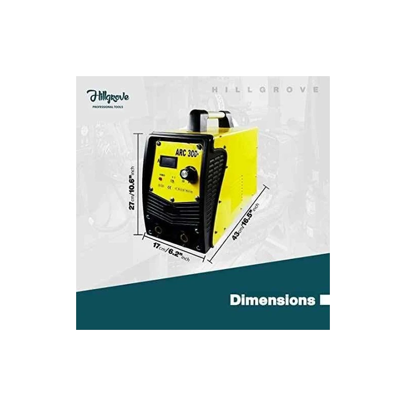 Hillgrove HGCM972 ARC300 300A IGBT Inverter Welding Machine with Five Accessories image-5
