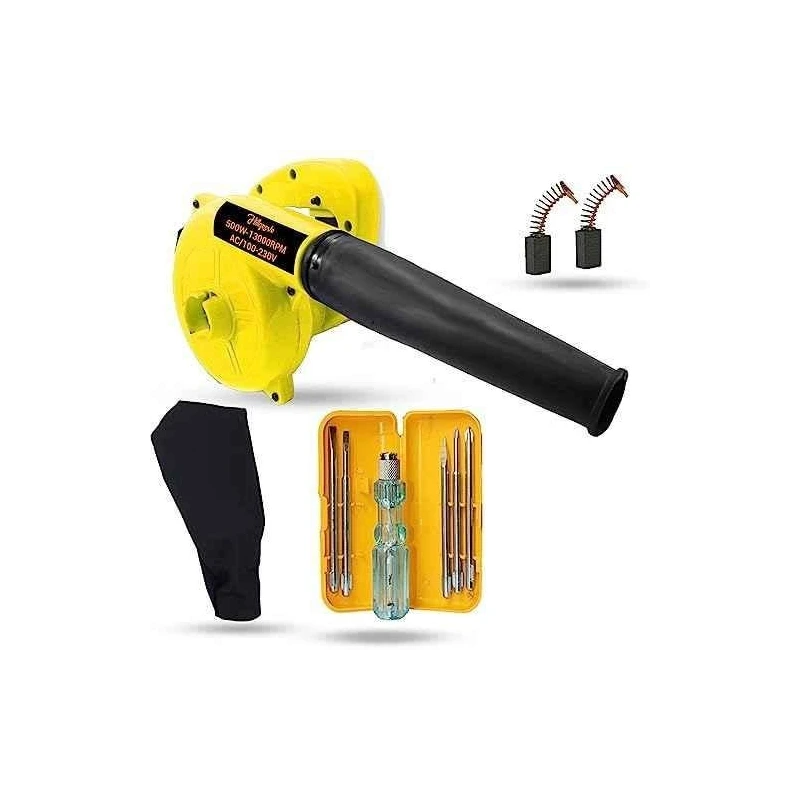 Hillgrove HGCM1053 800W Yellow Electric Air Blower with Carbon Brushes & 5-in-1 Screwdriver image-5