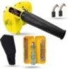 Hillgrove HGCM1053 800W Yellow Electric Air Blower with Carbon Brushes & 5-in-1 Screwdriver