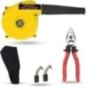 Hillgrove HGCM1050 800W Yellow Electric Air Blower with Carbon Brushes & 8-Inch Plier