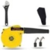 Hillgrove HGCM1060 800W Yellow Electric Air Blower with Carbon Brushes & 8-Inch Adjustable Wrench