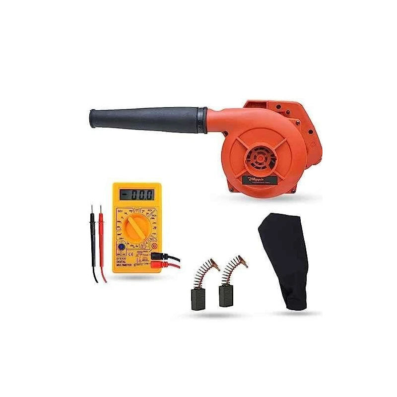 Hillgrove HGCM1069 800W Red Electric Air Blower with Carbon Brushes & Multimeter image-4