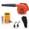 Hillgrove HGCM1069 800W Red Electric Air Blower with Carbon Brushes & Multimeter