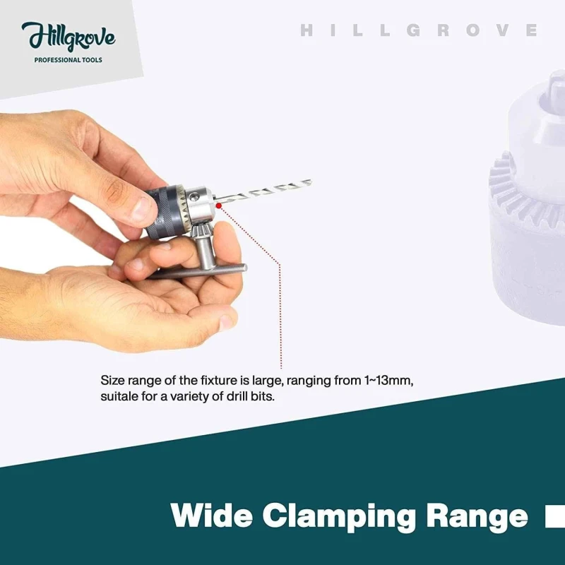 Hillgrove HGCM178M1 5-Piece HSS Drill Bit Set with 13mm Drill Chuck for Metal image-3