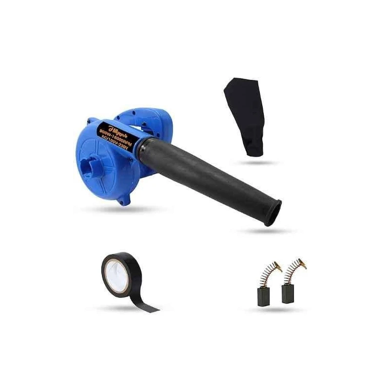 Hillgrove HGCM1036 800W Blue Electric Air Blower with Carbon Brushes & Electrical Tape image-1