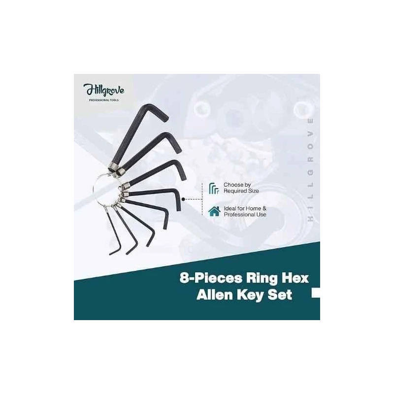 Hillgrove HGCM1084 800W Blue Electric Air Blower with Carbon Brushes Gloves & 8-Piece Allen Key Set image-2