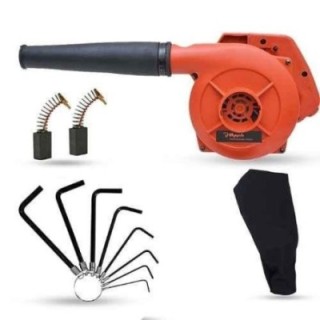 Hillgrove HGCM1065 800W Red Electric Air Blower with Carbon Brushes & 8-Piece Allen Key Set image-3