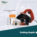 Hillgrove HGCM244M1 1050W Cutting Saw Machine with 2 Wood Cutting Wheels Safety Goggles Tape & Gloves image-2