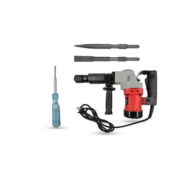 Hillgrove HGCM1383 1200W Demolition Hammer Concrete Breaker with 2 Bits & Line Tester image-4